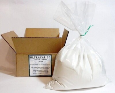 10 lbs ULTRACAL 30 Gypsum Cement - Plaster - For Mold Making and Casting by USG