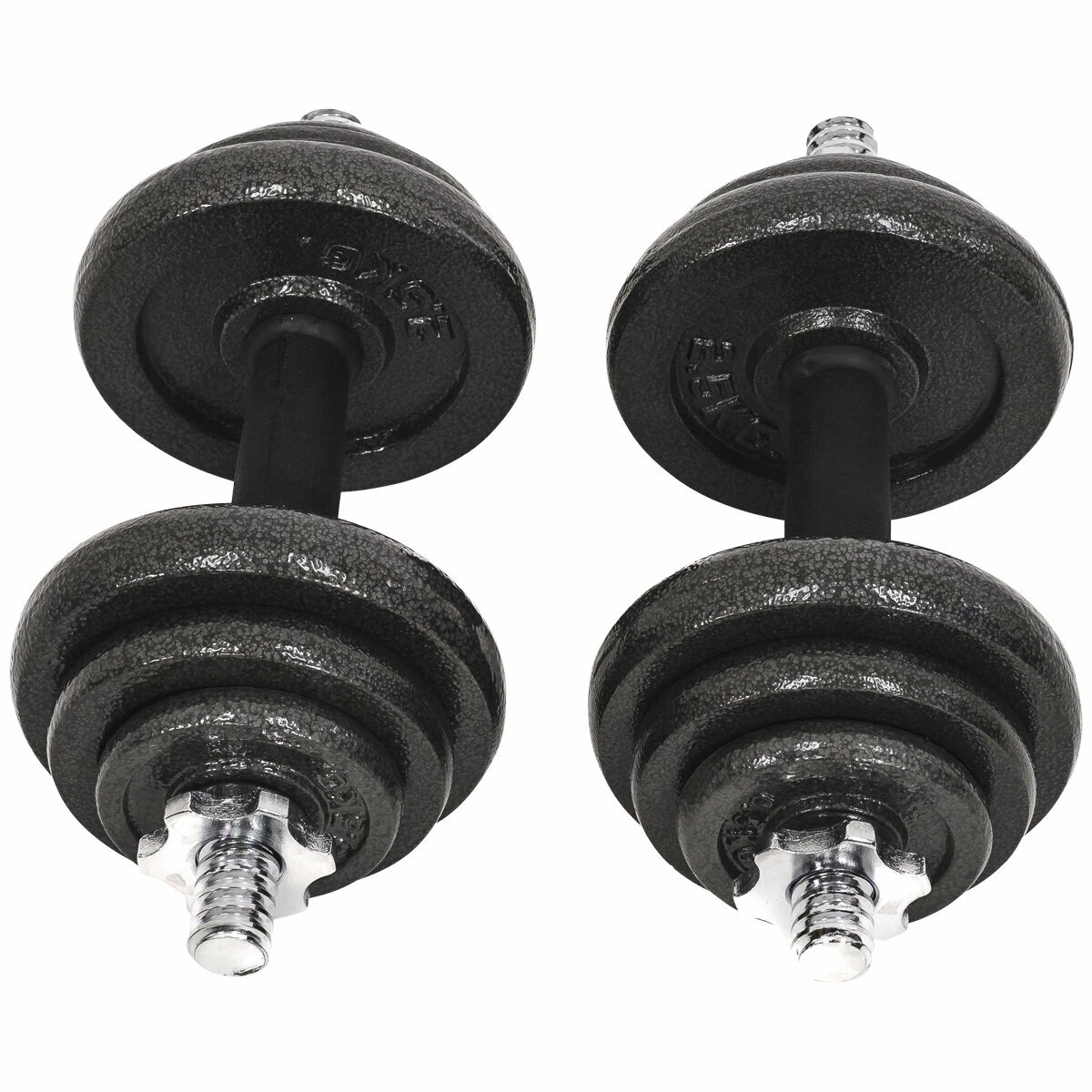 30KG Cast Iron Dumbbell Set Weight Dumbbells Home Gym Training Fitness BarBell C