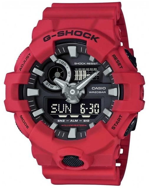 casio mens g shock alarm chronograph watch