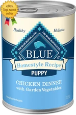 Homestyle Recipe Puppy Wet Dog Food, Made with Natural Ingredients, Chicken