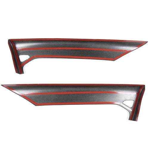 Matte Black Interior Dashboard Door Handle Trim Set For Toyota Tacoma 2016-23