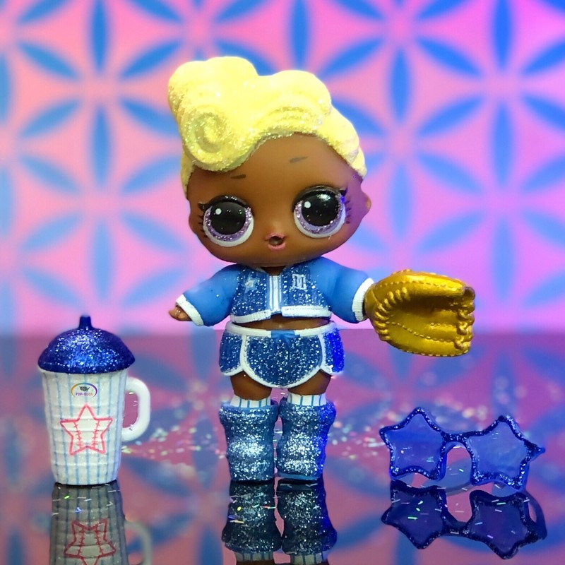 LOL Surprise All Star BBs FUNKY Q.T. Doll QT B.B.s Lucky Stars Baseball Girl NEW