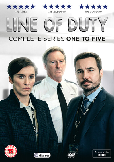 Line of Duty: Complete Series One to Five (DVD) Thandiwe Newton Stephen Graham