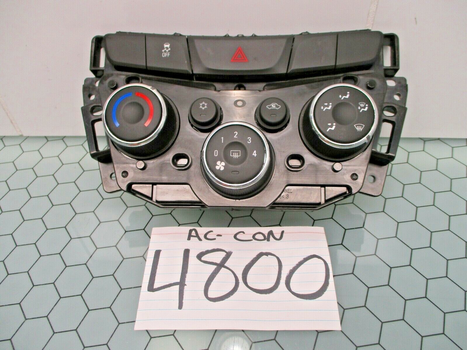 17 18 19 Chevrolet Trax AC and Heater Control Used Stock #4800-AC 