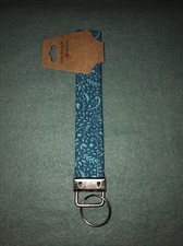 Multi color Double Layers Fabric Wristlets Key Fob 3/4th in wide 5 1/2 in long
