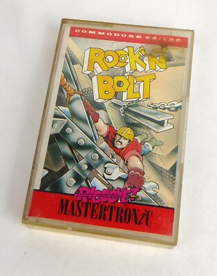 Commodore 64 C64 Spiel --  ROCK 'N' BOLT (Mastertronic)-- Tape Kassette