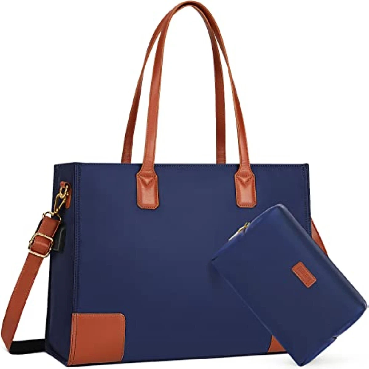 Orange Tote bag set great for office use