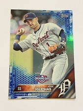 2016 Topps Opening Day Baseball Blue Foil #101 - Jose Iglesias - Detroit Tigers