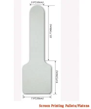 Leg / Sleeve Screen Printing Pallets/Platens 0.98in Thickness Screen Press Tool
