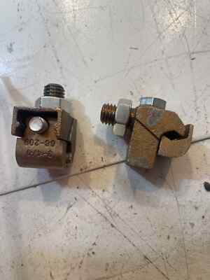 (2) HUBBELL #GC209 Ground Connector, 3 - 4 AWG, 1 Conductors, 1/2 Dia x 1/2'' (O4