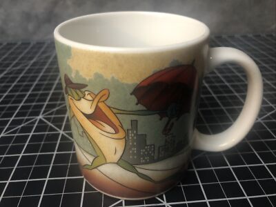 Vintage 1994 Looney Tunes Sun Signs Aquarius Coffee Mug Michigan J Frog Singing
