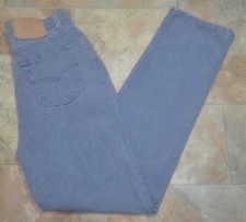 Vintage 90s Levi's Gray High Waist Denim Mom Jeans size 11M 29x30 USA Made 1993