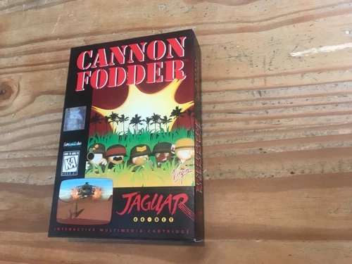 Cannon Fodder Atari Jaguar Box And Insert Only