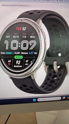 SW-0052 Amazfit Active 2 Smart Watch 44mm, AI, Sprachsteuerung, GPS B-WARE