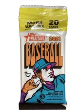 2021 Topps Heritage Fat Pack (20) Cards! Look For 1972 Topps Candy Lids! ⚾️🔥