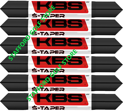 New! KBS $-TAPER Black PVD Steel Iron Shafts .355 Tip S+ Flex 125g