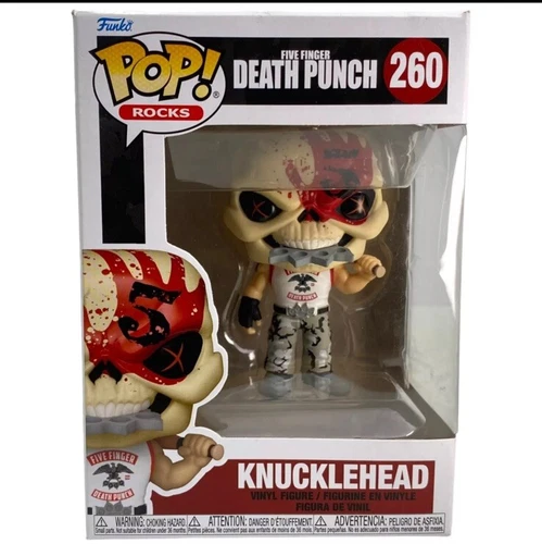 Funko POP Five Finger Death Punch Knucklehead #260 Vinyl Figure Rocks New