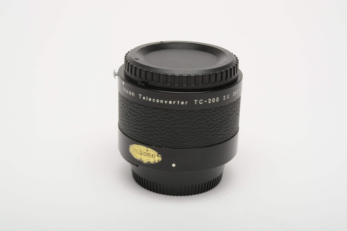 Nikon TC-200 2x Teleconverter w/Caps, clean | eBay