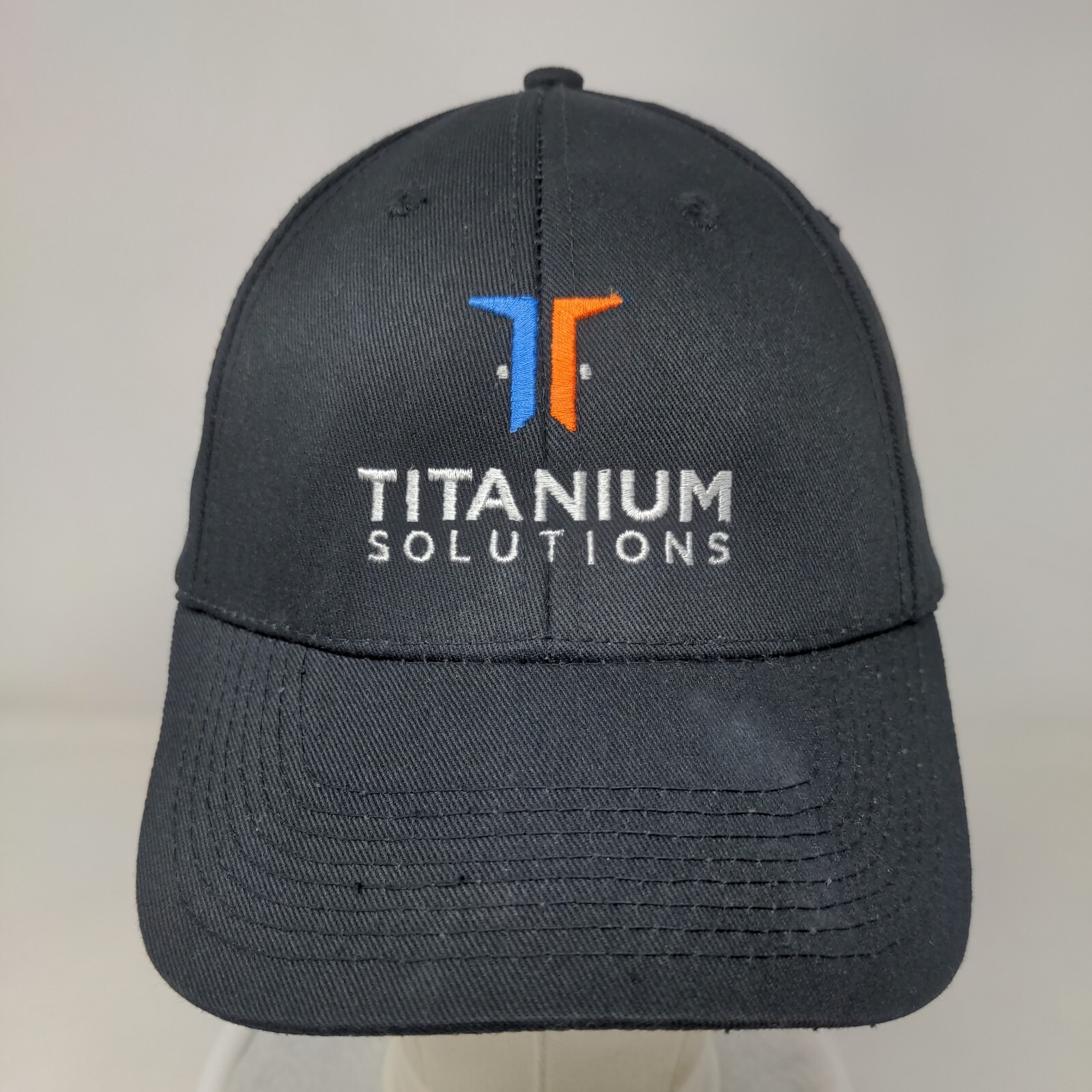 Titanium Solutions Strapback Hat Black One Size E… - image 2