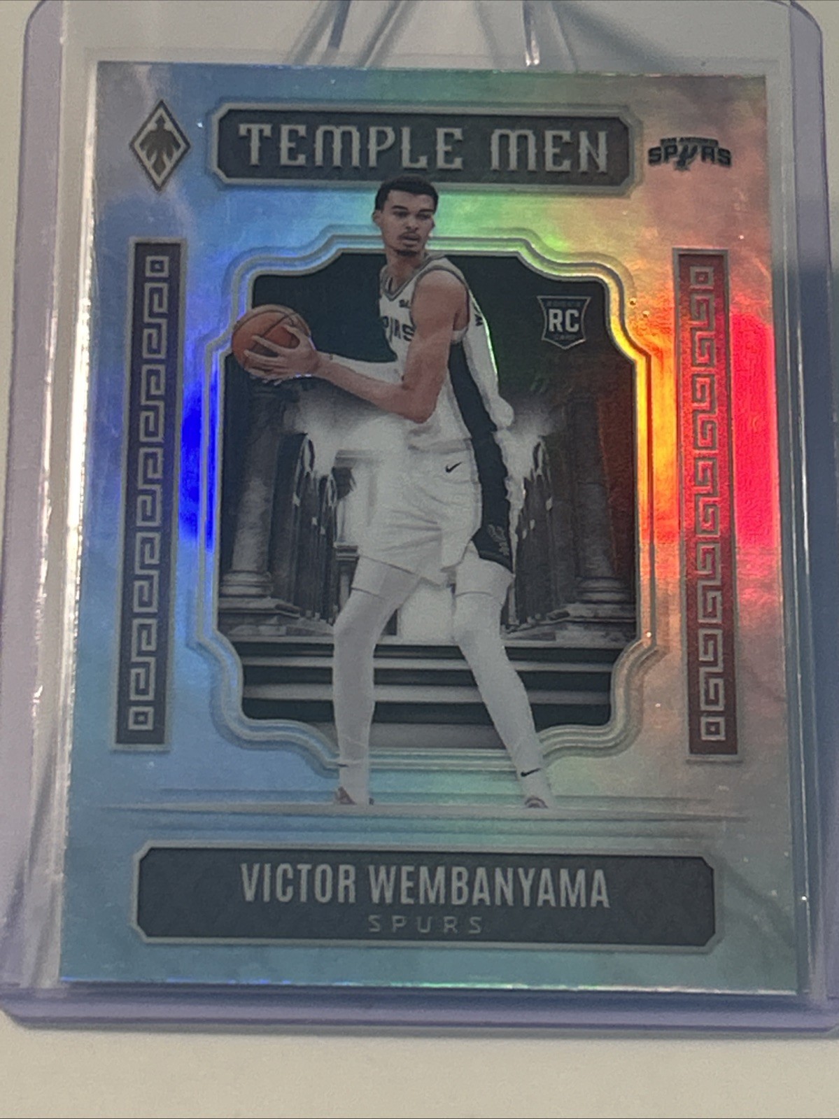 2023-24 Panini Phoenix Temple Men Silver Prizm RC Victor Wembanyama Rookie #7
