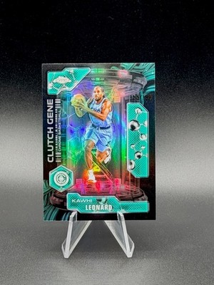 KAWHI LEONARD 2025-26 Topps Chrome Clutch Gene #CG-1 Aqua Refractor 155/199