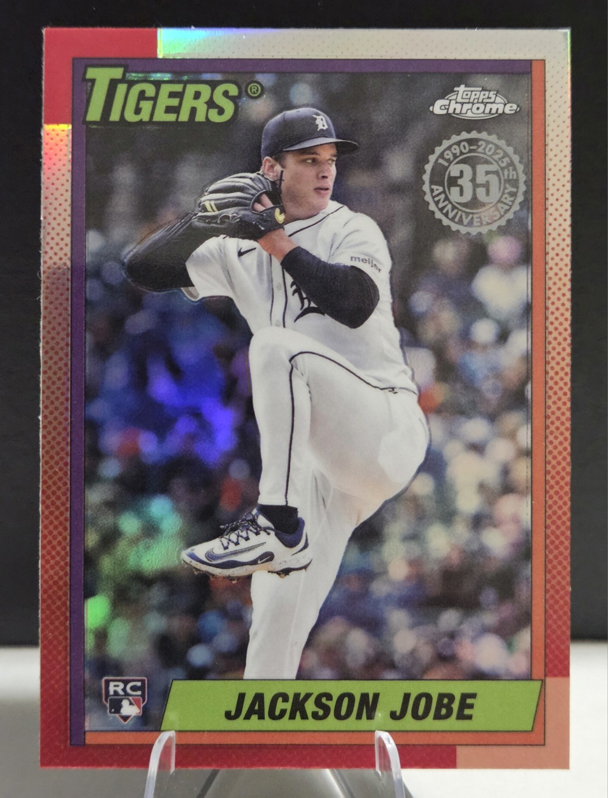2025 Topps Chrome Update Series - 1990 Topps Baseball Jackson Jobe #90CU-17 (RC)