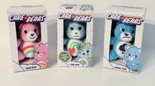 Lot 3 Mini Care Bears 3" Cheer Bear, Grumpy Bear and I Care Bear NEW NIB