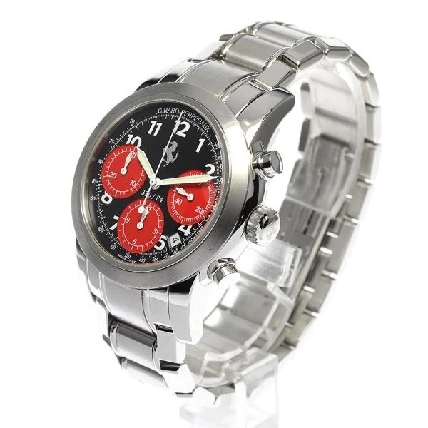 Girard Perregaux — Girard-Perregaux 8028 39mm SS Black / Red Dial Automatic Watch #C16248