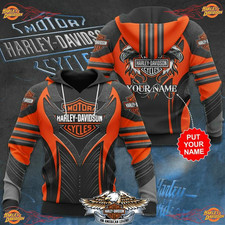 Personalized Harley Racing Davidson 3D Hoodie , Unisex Adults S-5XL