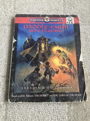 Middle Earth Role Playing Rulebook Second Edition  (MERP) ICE LOTR #2001