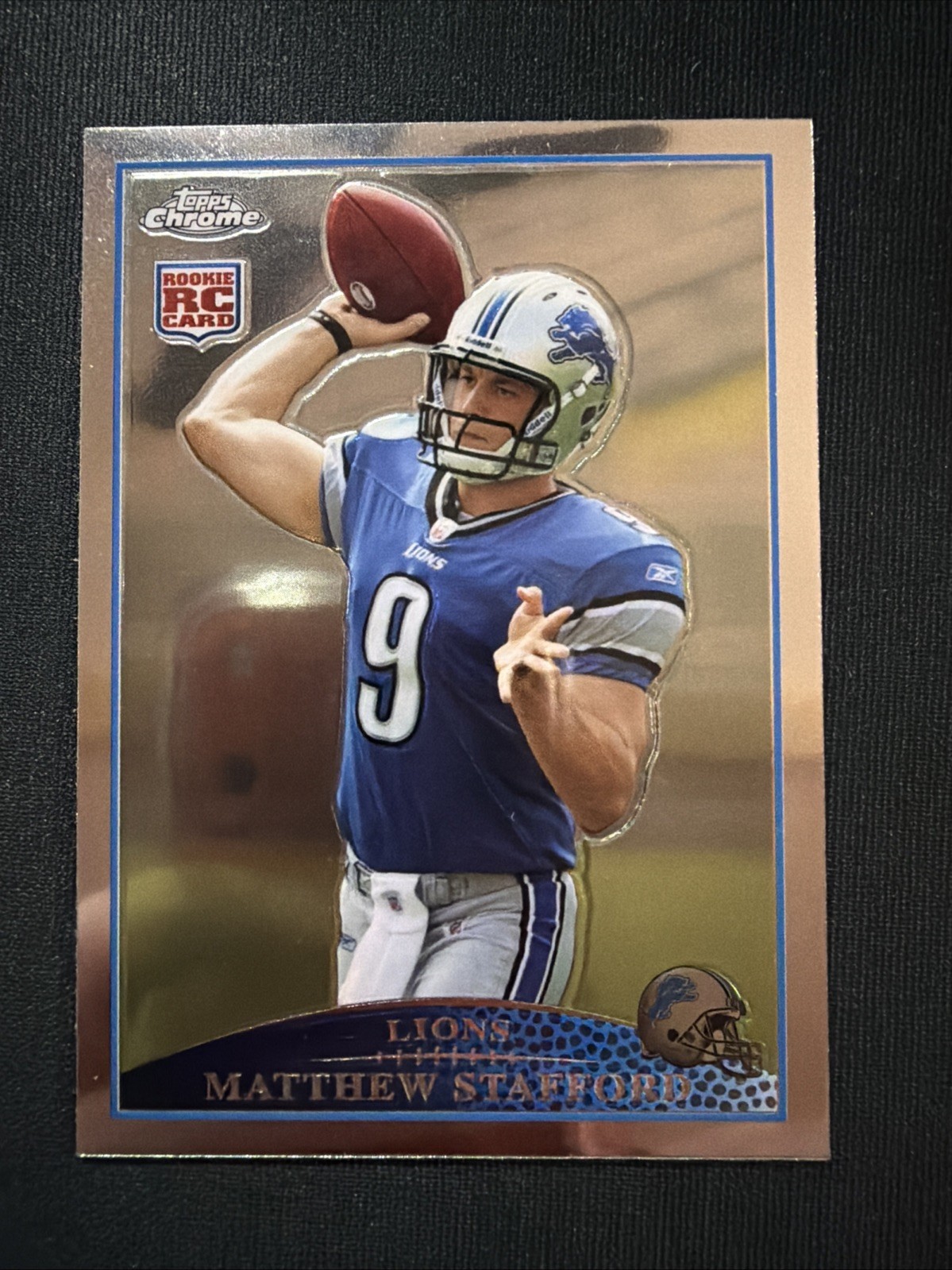 2009 Topps Chrome - Matthew Stafford #TC210 (RC)