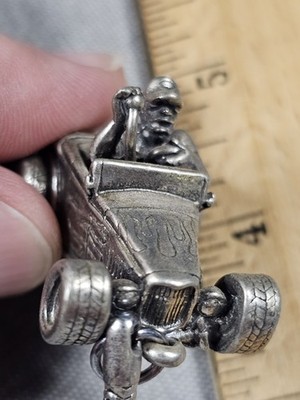 Hot Rod Car Drag Racing Keychain Souvenir Key chain D12