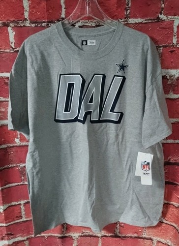 Dallas Cowboys Team Apparel NFL T-Shirt Mens Size 2XL Gray Blue NWT - Picture 1 of 4