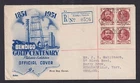 AUSTRALIA  1951: Wide World Registered FDC Bendigo Gold Centenary