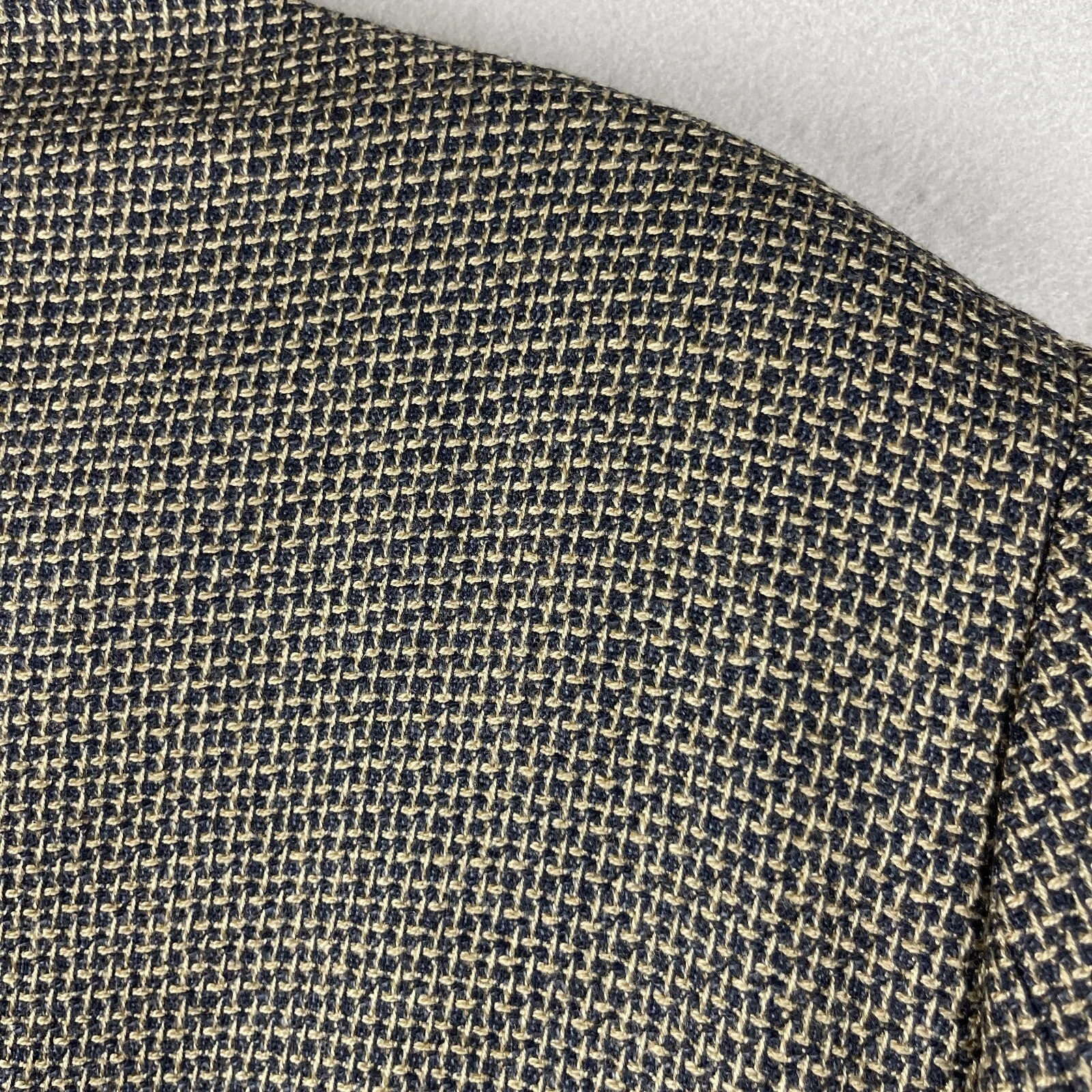 Andre Vachon Lambswool Blazer Sport Coat Mens 46S Brown 2 Button image 17