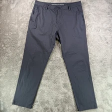 Rhone Commuter Pants Mens 36x29 Gray Flat Front Straight Leg Chino