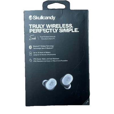 Skullcandy Sesh Bluetooth Wireless Earbuds Black Sweat Resistant In-Ear