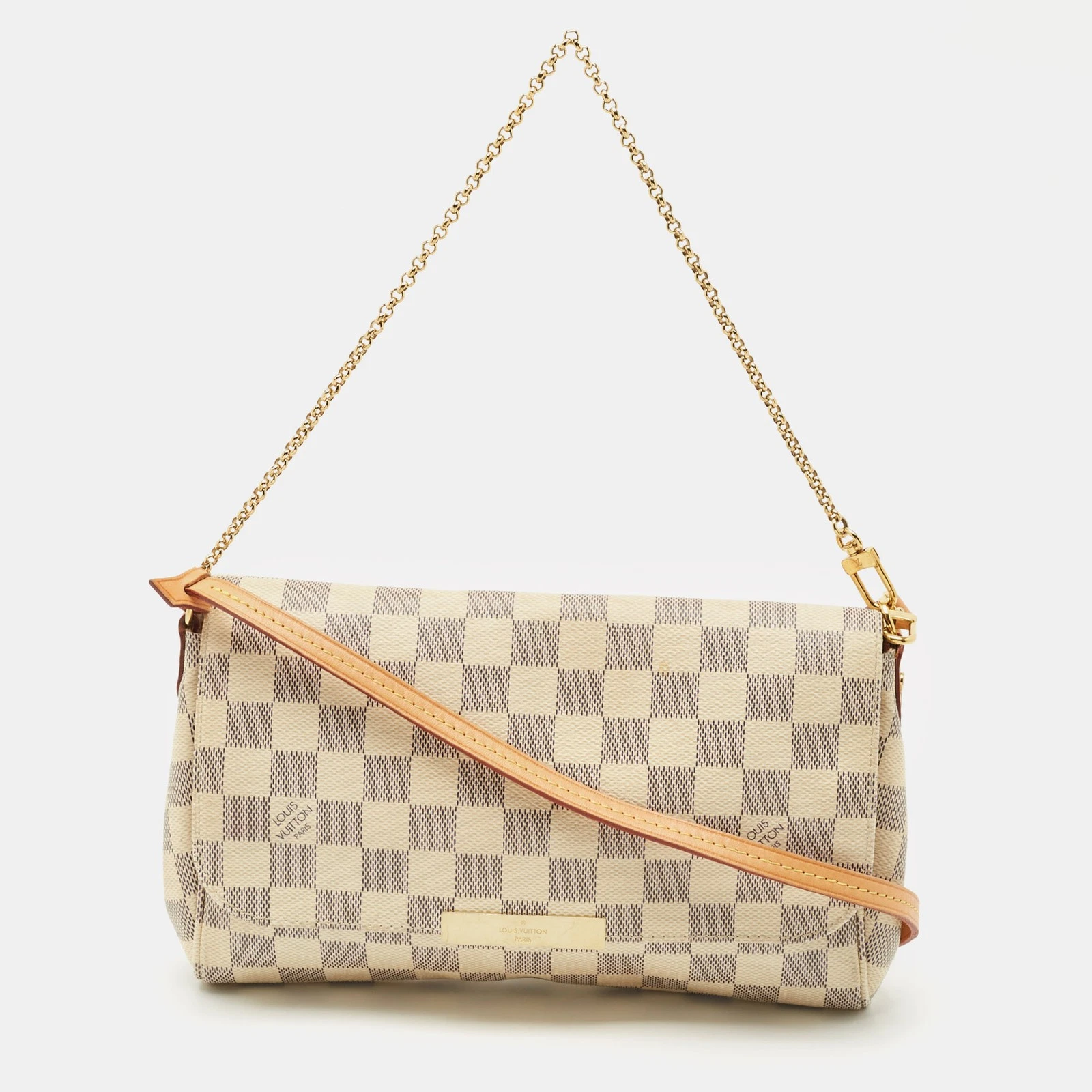 LOUIS VUITTON（LV） Borsa Louis Vuitton Damier Azur in tela preferita MM