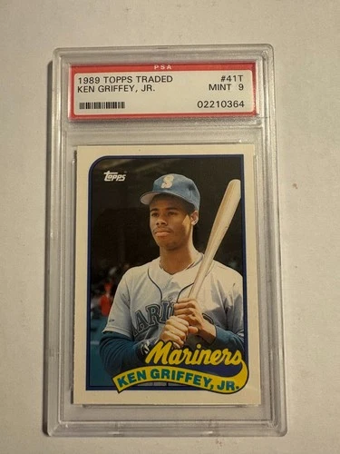 1989 Topps Traded Ken Griffey Jr. RC #41T Seattle Mariners PSA 9 SP Hot!!!