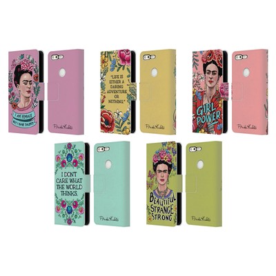 OFFICIAL FRIDA KAHLO ART & QUOTES LEATHER BOOK WALLET CASE FOR GOOGLE PHONES