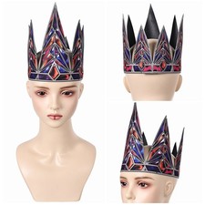 2025 Snow White Evil Queen Cosplay Party Halloween Fancy Dress Royal Crown Props