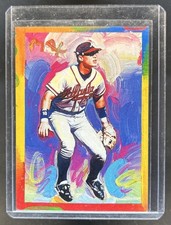 1997 Topps Gallery Chipper Jones Peter Max #PM4 Braves