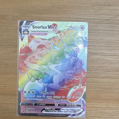 The Pokémon Company Snorlax VMAX Secret Rare Holo SWSH01 206/202 Eng 340HP