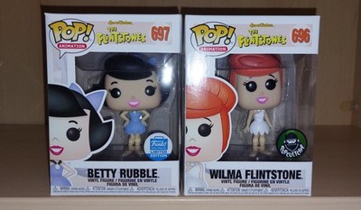 Funko Pop! Animation The Flintstones Wilma Flintstone #696 & Betty Rubble #697