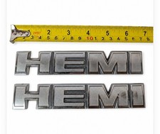 Oem 2009-2010 Dodge Ram Fender Chrome Hemi Nameplate Emblem Badges 5182065aa