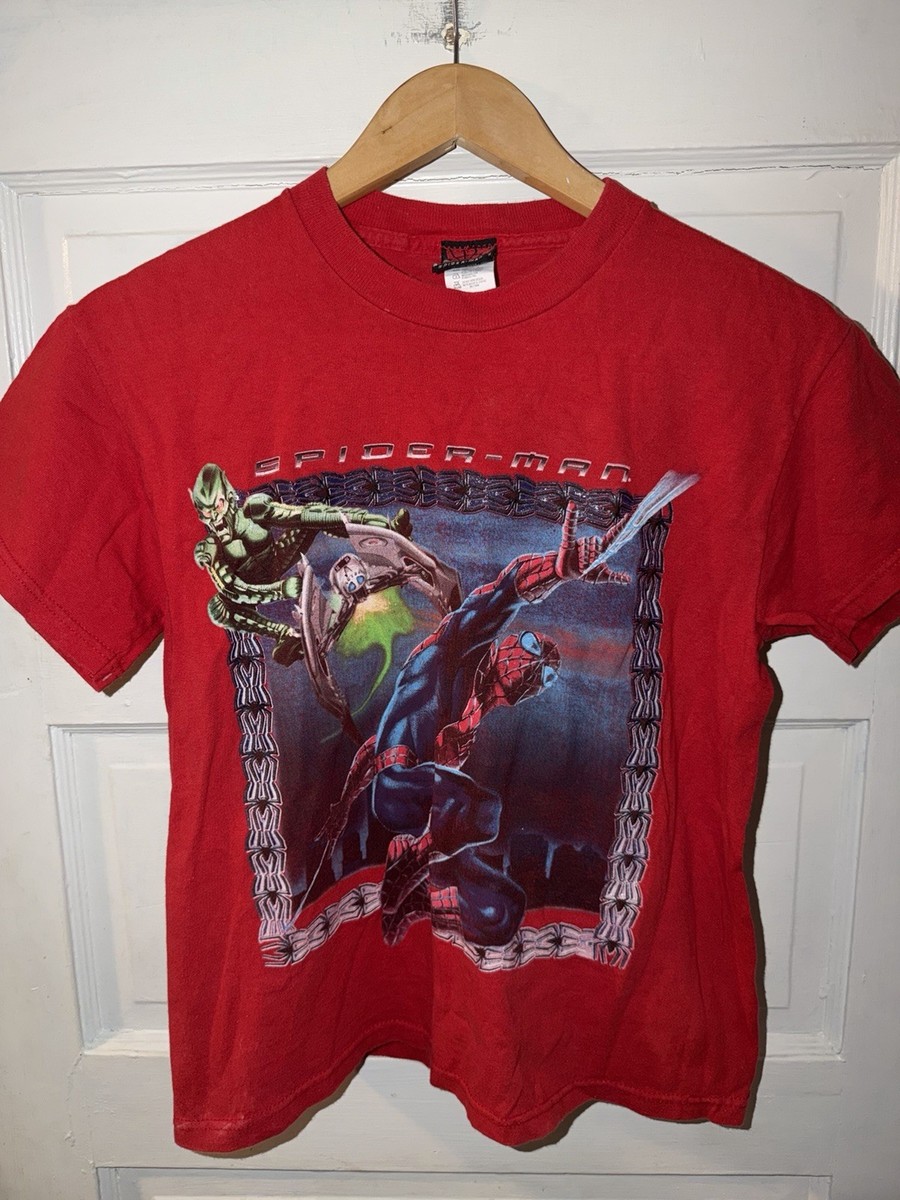 RARE Vintage 2002 Marvel Spider-Man Green Goblin Movie Promo Shirt