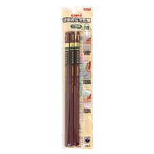 Uni Penmanship Writing Wooden Pencil - Triangular 1 Count (Pack of 3),