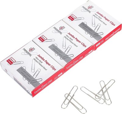 PAPERPAL Paperclips for Office School & Personal Use, Jumbo Nonskid Paper Clip (