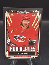 2025-26 O-Pee-Chee Taylor Hall Retro Black Border /100 Hurricanes
