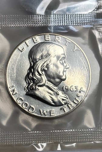 1963 US Mint 90% Silver Proof Set In OGP - Picture 8 of 10
